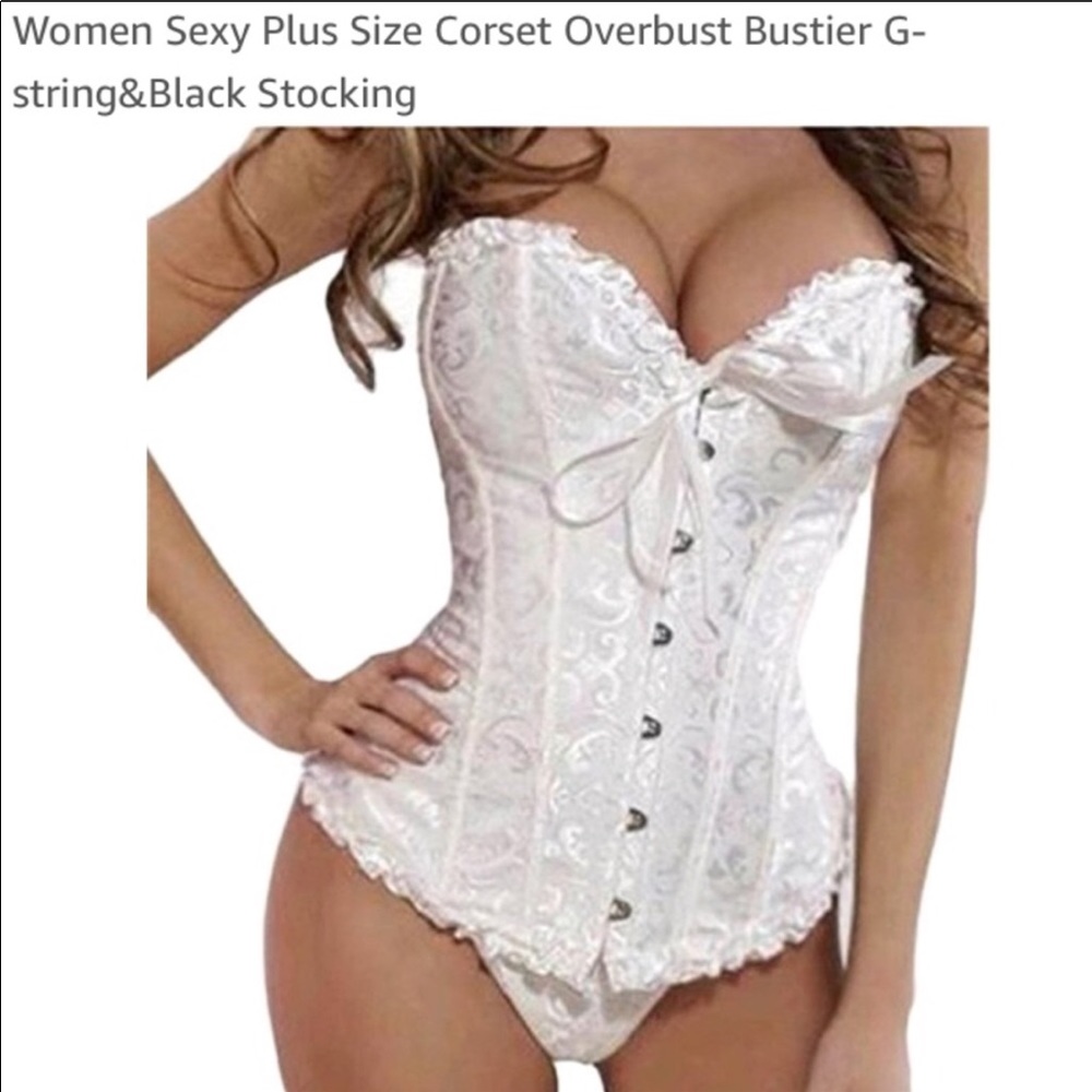 Women Sexy Plus Size Corset Bustier